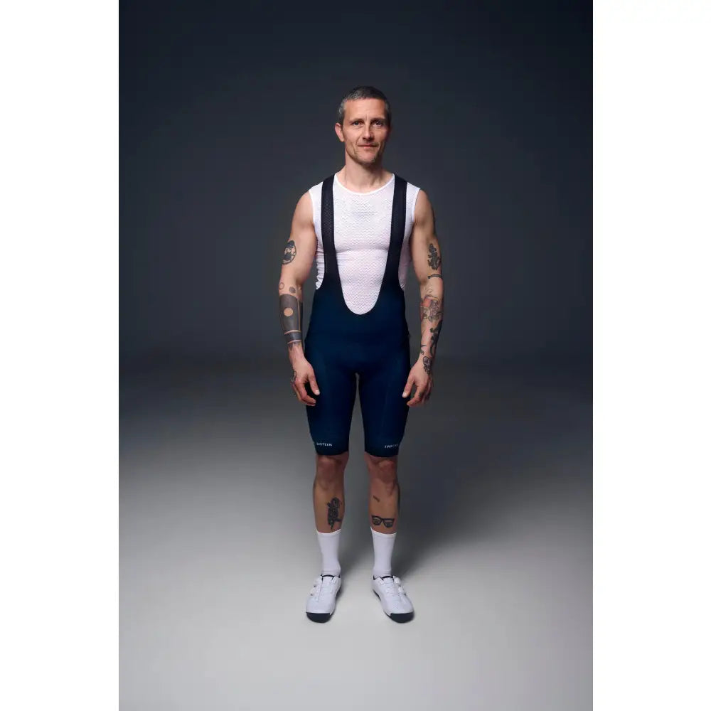 Men’s Sky Pro Bibs (Long Legs) Recycled Black - Cykelbukser