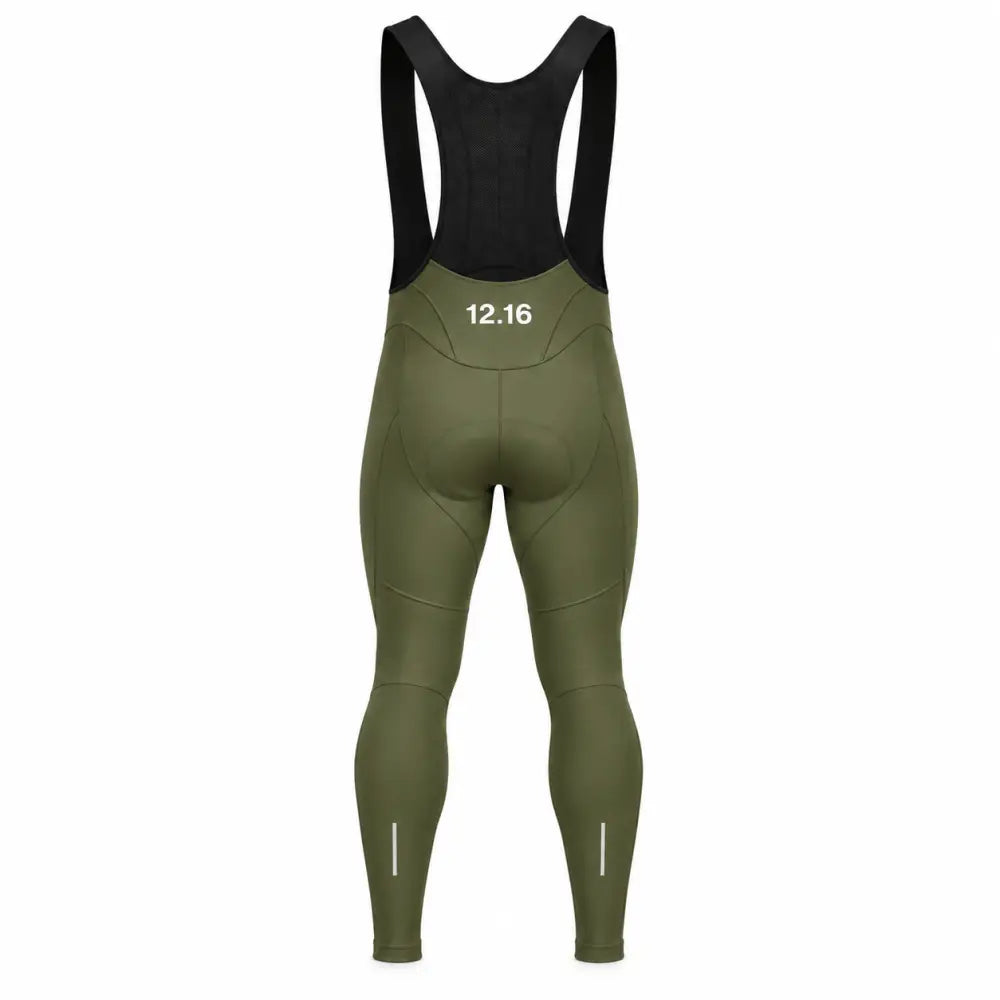 Men’s Sky Pro Long Bibs Kaki – Herre Cykelbukser - Lange Cykelbukser