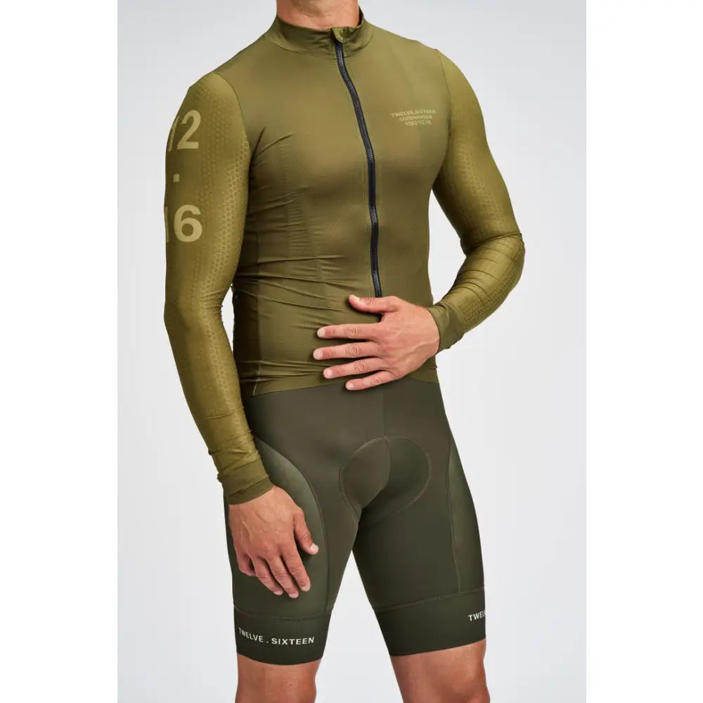 Men’s Sky Pro Long Jersey Green / Cykeltrøje - Lang Cykeltrøje