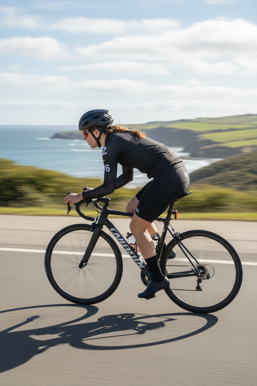 Women riding in TwelveSixteen outfit