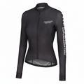 Women's Sky Long Jersey Black Sort / Dame Cykeltrøje