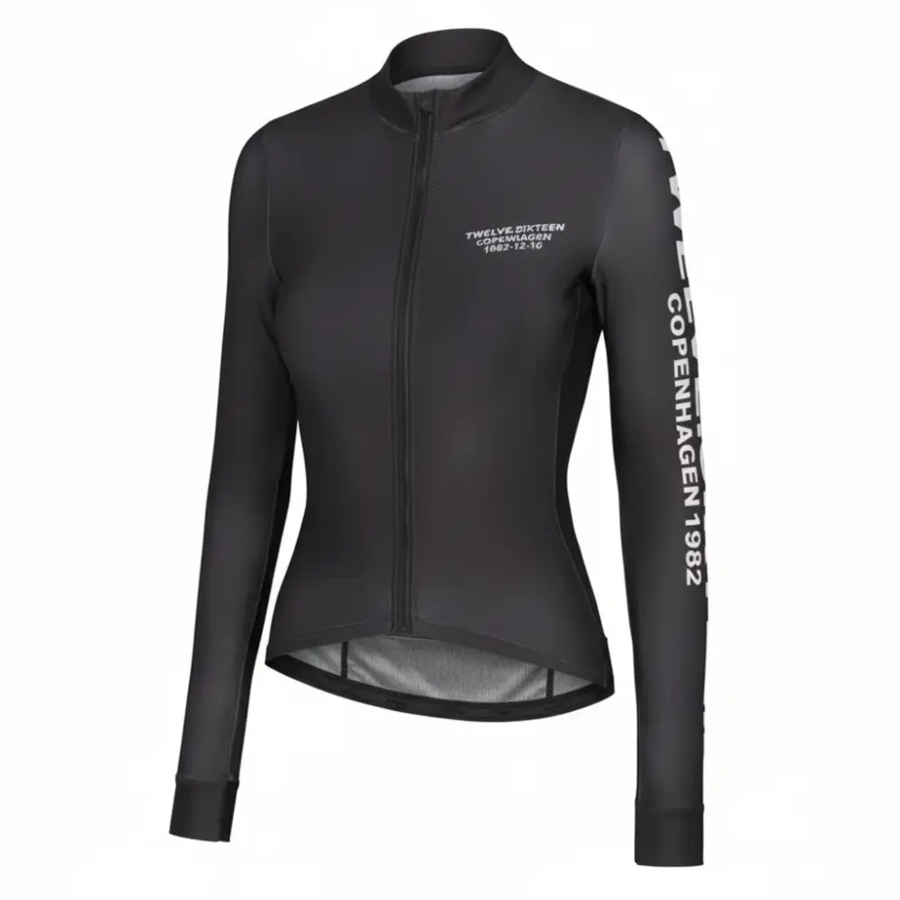 Women’s Sky Long Jersey Black Sort / Dame Cykeltrøje - Lang Cykeltrøje