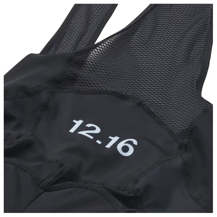 Black bibs / cycling outfit with '12.16'