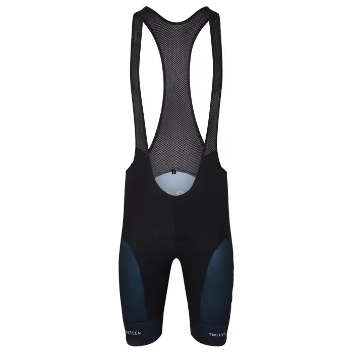 Black cycling bib shorts from TwelveSixteen