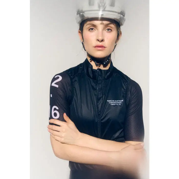 Kvinde Cykelvest Sort 
