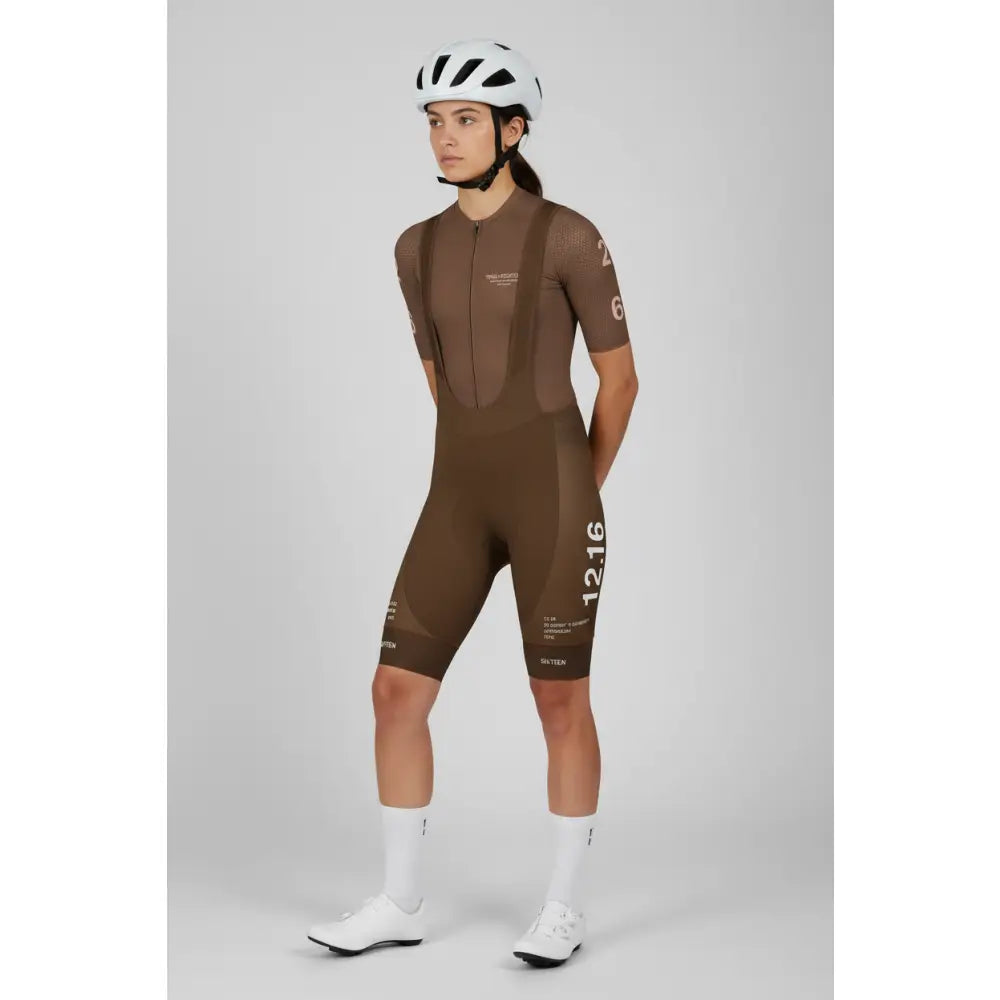 Women’s Sky Pro Jersey Brown / Dame Cykeltrøje - Cykeltrøje