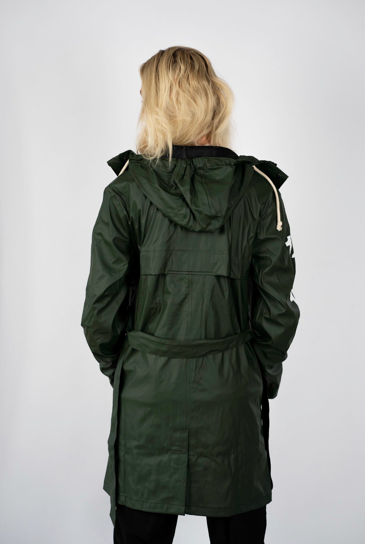 Women's Sky Pro Rain Jacket 100% Recycled Dark Green