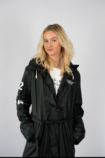 Women's Sky Pro Rain Jacket 100% Recycled Dark Green