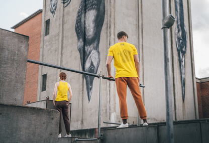 Women's Tank Top 100% Økologisk Yellow