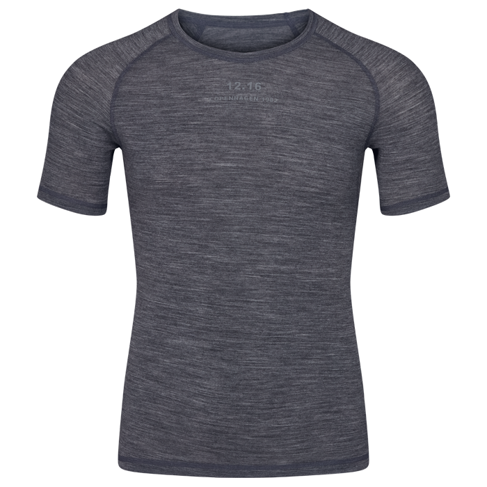 Mens`s Sky Pro Baselayer S/S Merino Wool Grey