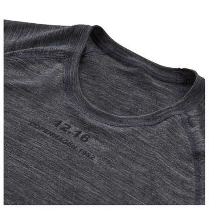 Mens`s Sky Pro Baselayer S/S Merino Wool Grey
