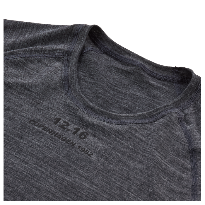 Mens`s Sky Pro Baselayer S/S Merino Wool Grey
