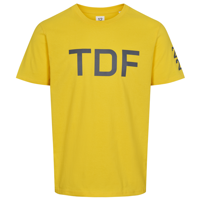 T-Shirt 100% Økologisk Bomuld Gul TDF