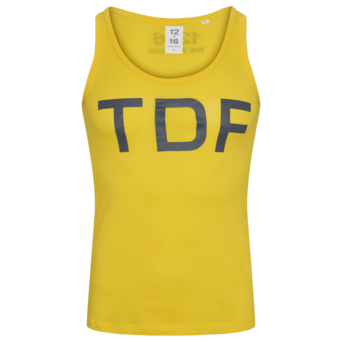 Women's Tank Top 100% Økologisk Yellow